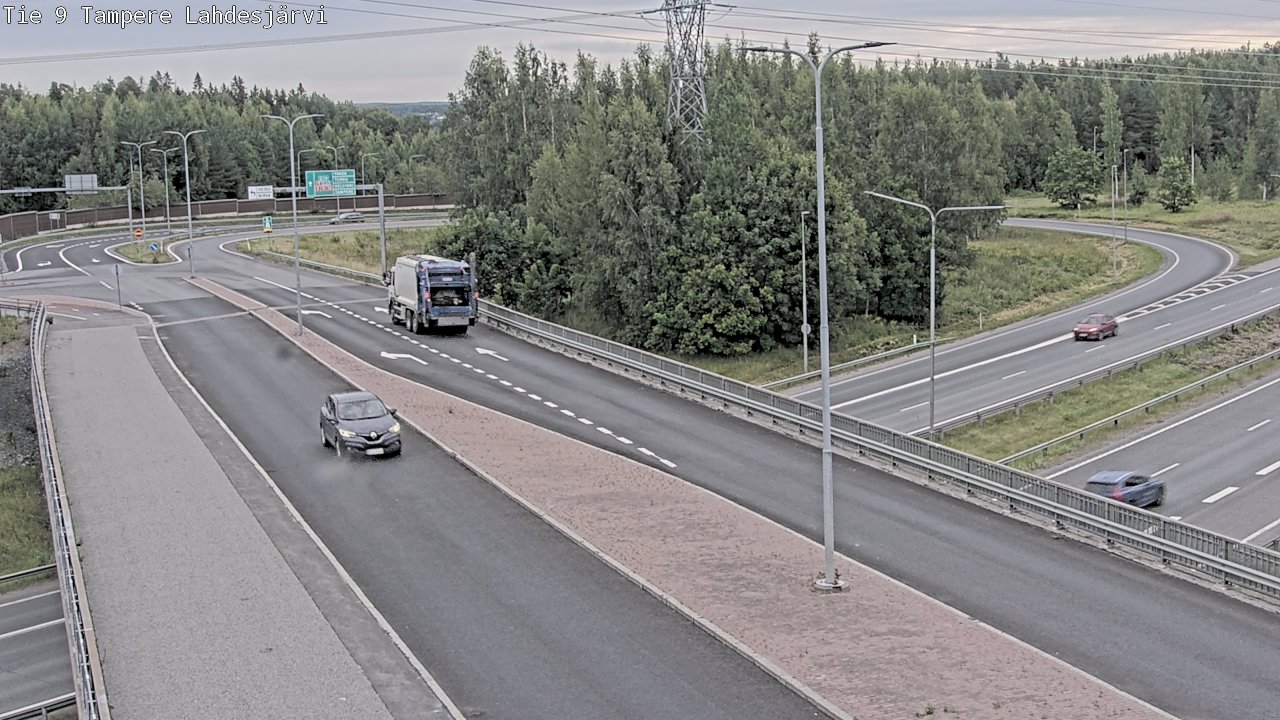 Weather Camera Image Road 9 Tampere, Lahdesjärvi, Tampere, Pirkanmaa