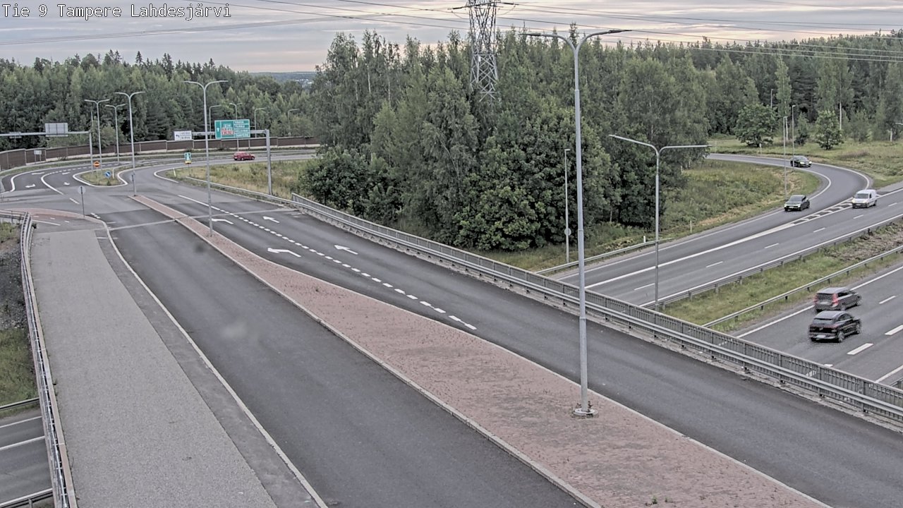 Weather Camera Image Road 9 Tampere, Lahdesjärvi, Tampere, Pirkanmaa