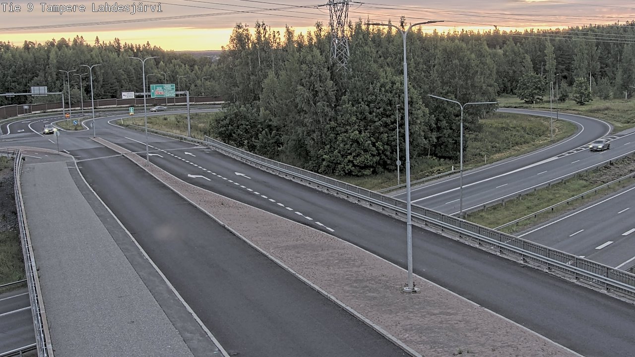 Weather Camera Image Road 9 Tampere, Lahdesjärvi, Tampere, Pirkanmaa