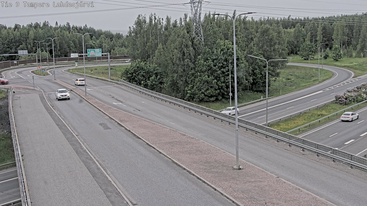 Weather Camera Image Väg 9 Tammerfors, Lahdesjärvi, Tampere, Pirkanmaa