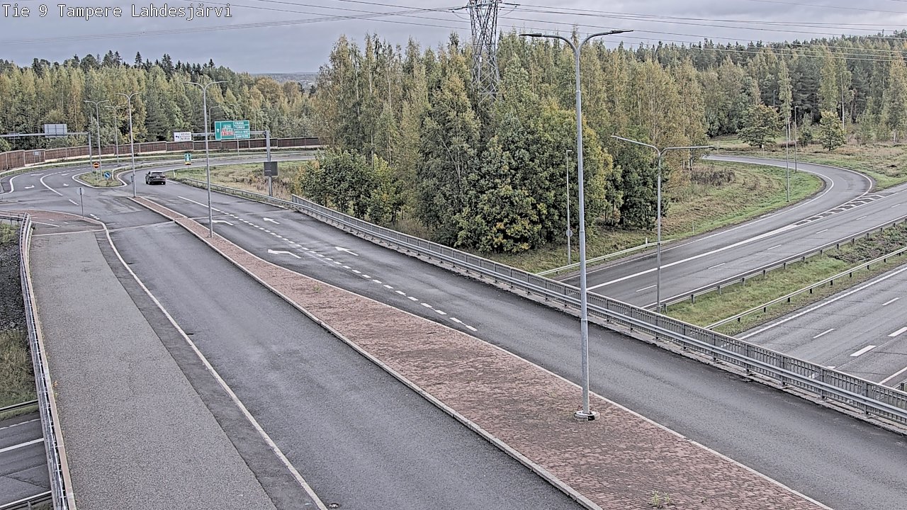 Weather Camera Image Road 9 Tampere, Lahdesjärvi, Tampere, Pirkanmaa