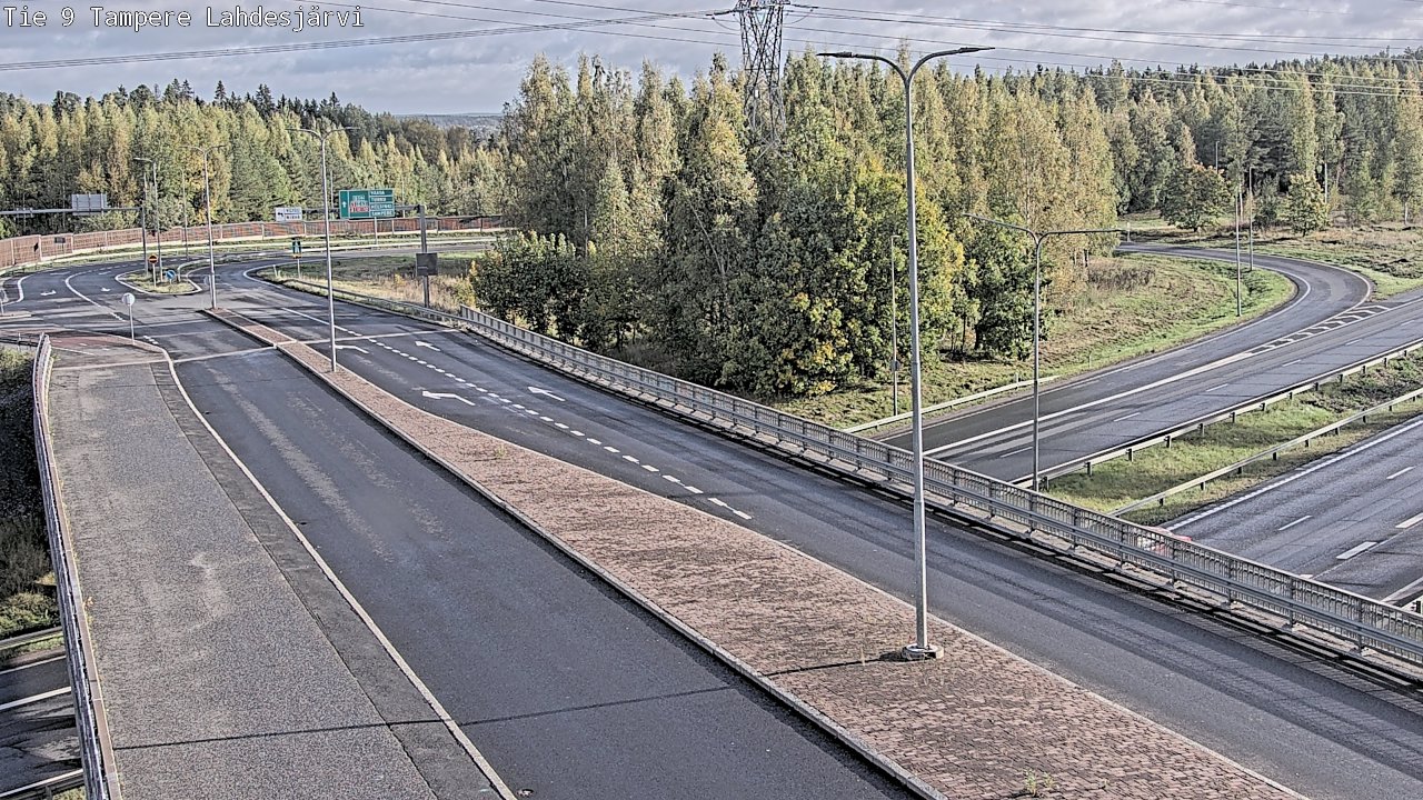 Weather Camera Image Road 9 Tampere, Lahdesjärvi, Tampere, Pirkanmaa