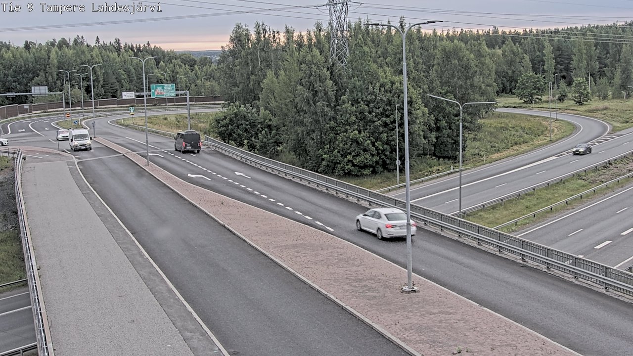 Weather Camera Image Road 9 Tampere, Lahdesjärvi, Tampere, Pirkanmaa