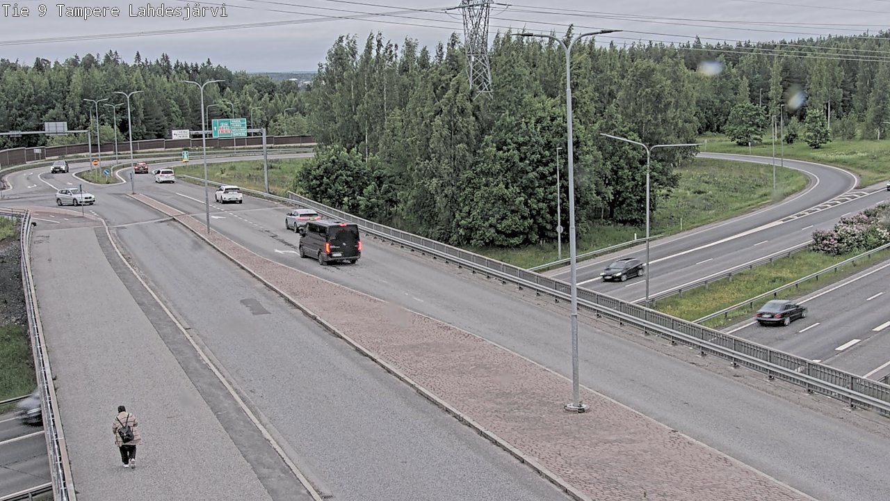 Weather Camera Image Väg 9 Tammerfors, Lahdesjärvi, Tampere, Pirkanmaa