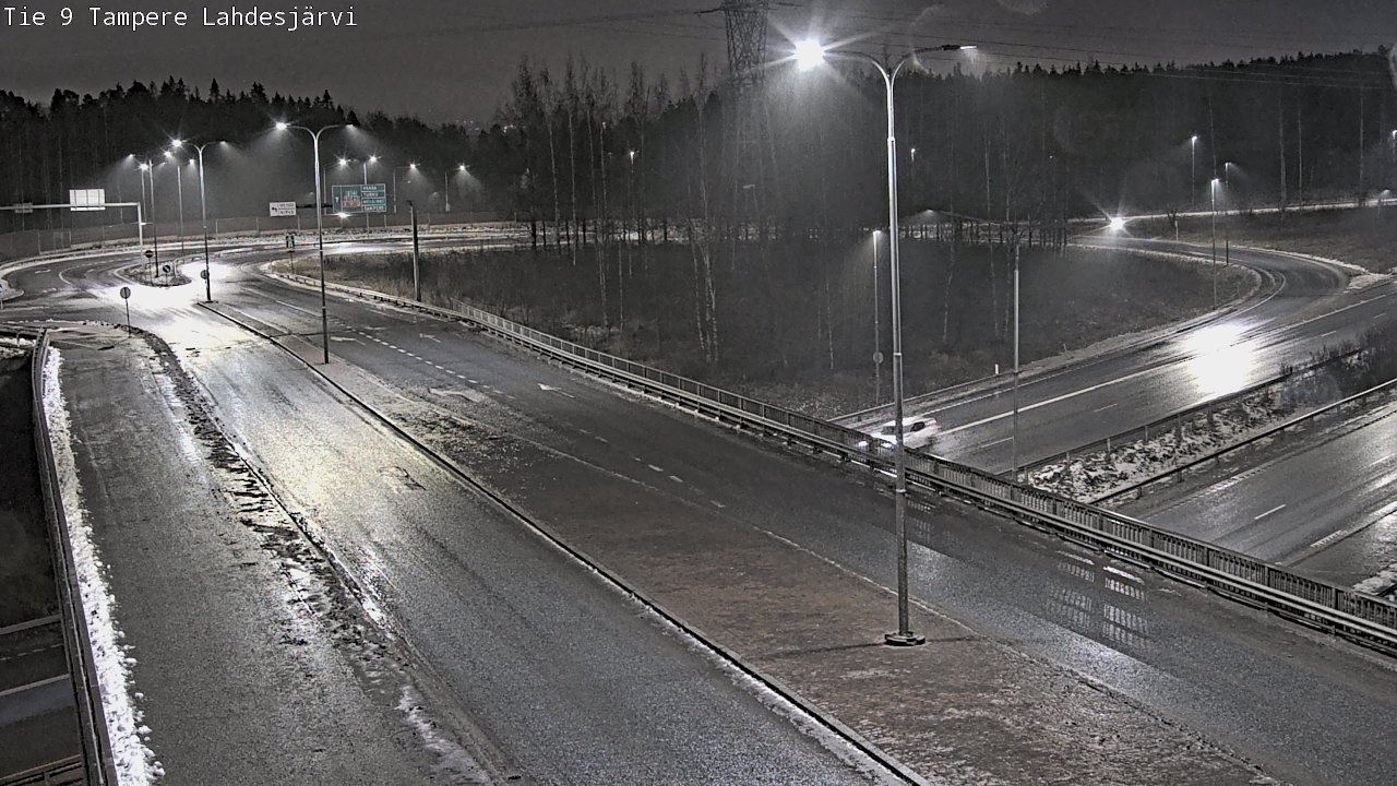 Weather Camera Image Väg 9 Tammerfors, Lahdesjärvi, Tampere, Pirkanmaa