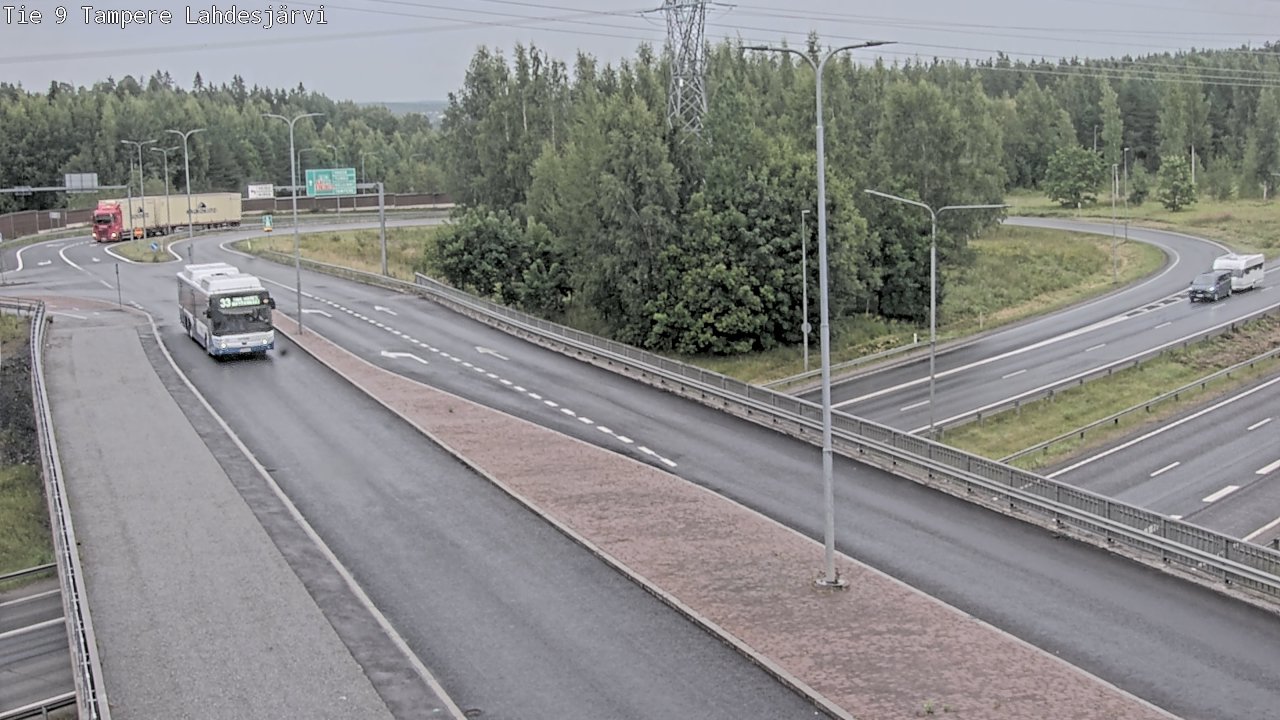 Weather Camera Image Road 9 Tampere, Lahdesjärvi, Tampere, Pirkanmaa