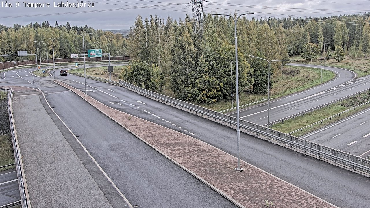 Weather Camera Image Road 9 Tampere, Lahdesjärvi, Tampere, Pirkanmaa