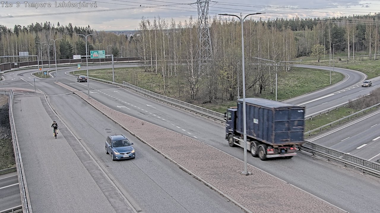 Weather Camera Image Väg 9 Tammerfors, Lahdesjärvi, Tampere, Pirkanmaa