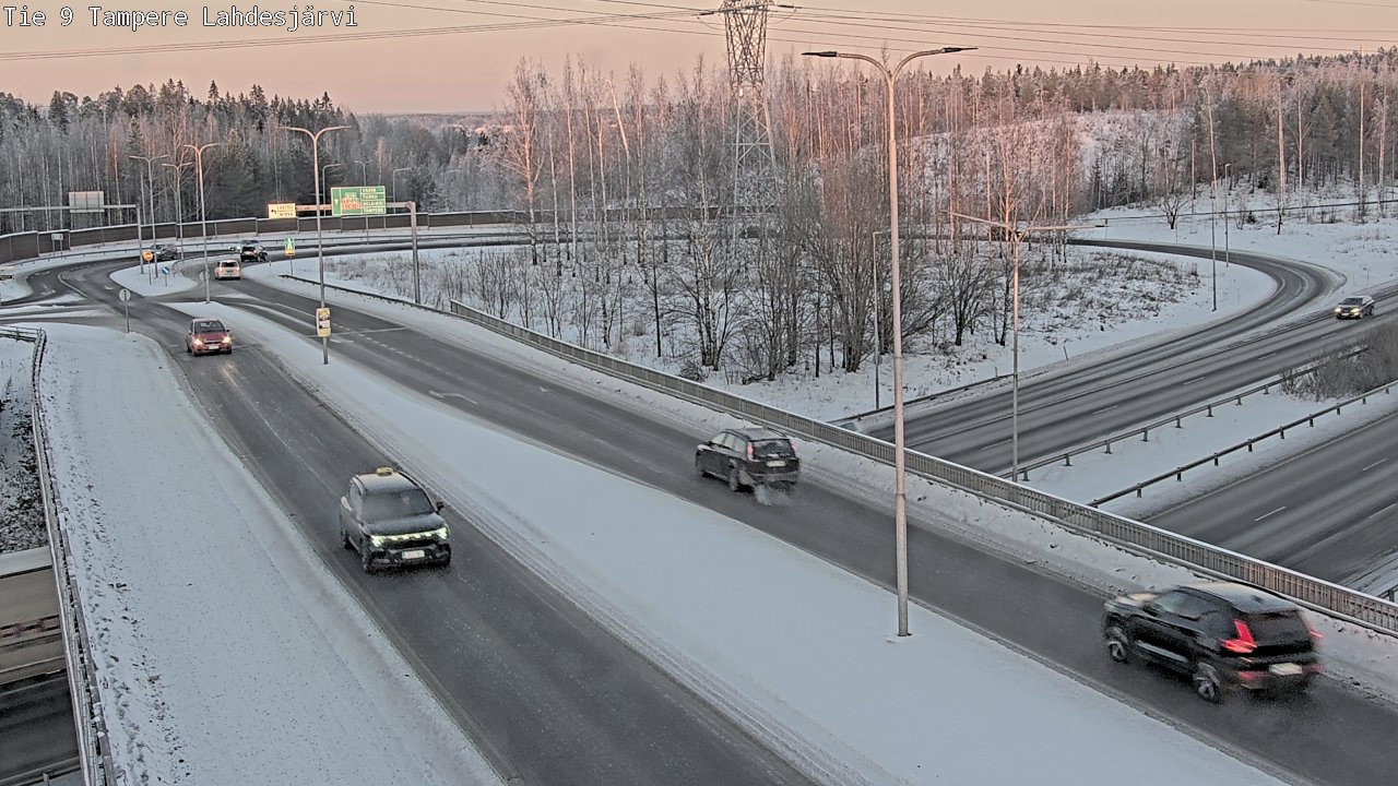 Weather Camera Image Road 9 Tampere, Lahdesjärvi, Tampere, Pirkanmaa