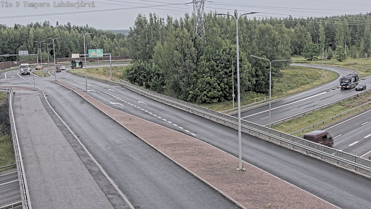 Weather Camera Image Road 9 Tampere, Lahdesjärvi, Tampere, Pirkanmaa