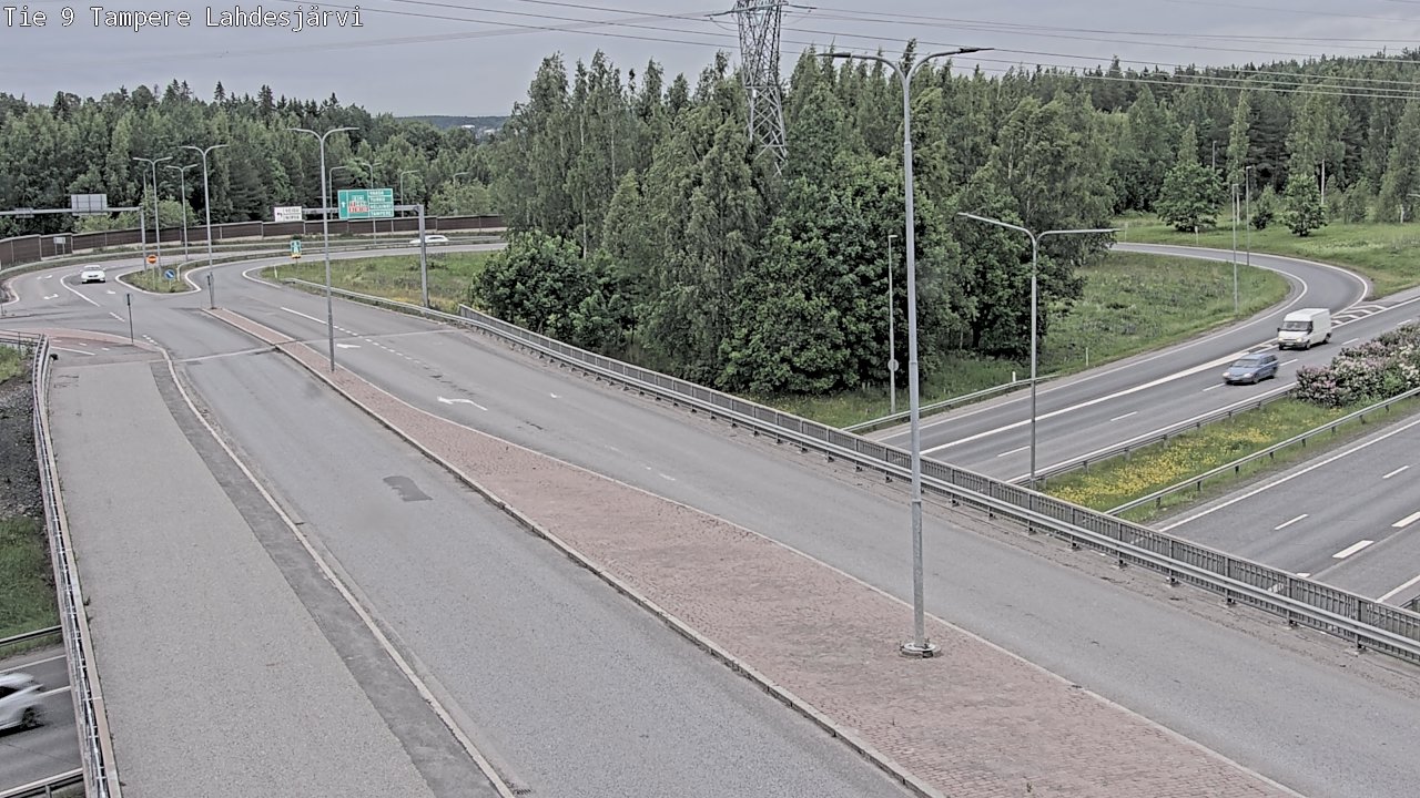 Weather Camera Image Väg 9 Tammerfors, Lahdesjärvi, Tampere, Pirkanmaa