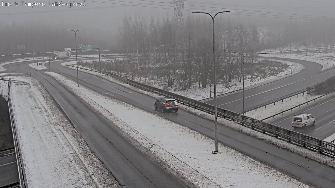 Weather Camera Image Väg 9 Tammerfors, Lahdesjärvi, Tampere, Pirkanmaa