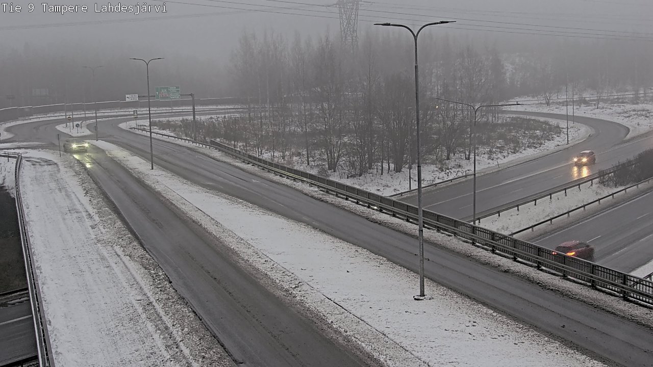 Weather Camera Image Väg 9 Tammerfors, Lahdesjärvi, Tampere, Pirkanmaa
