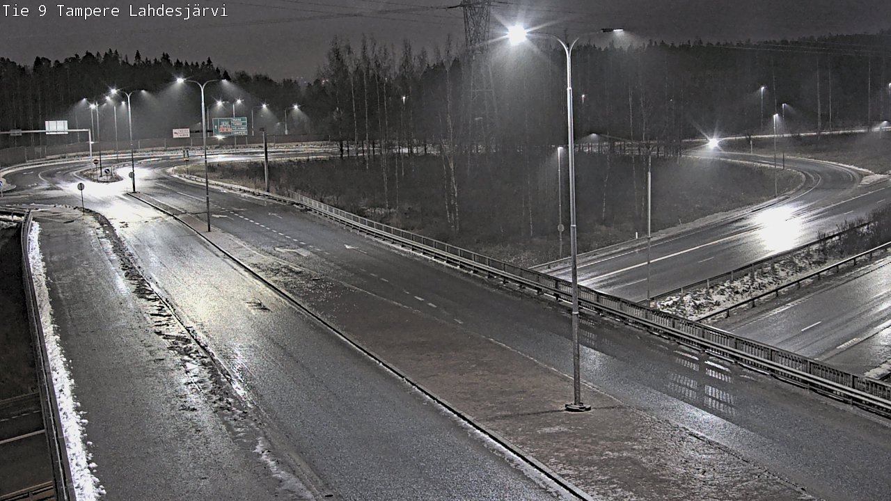 Weather Camera Image Väg 9 Tammerfors, Lahdesjärvi, Tampere, Pirkanmaa