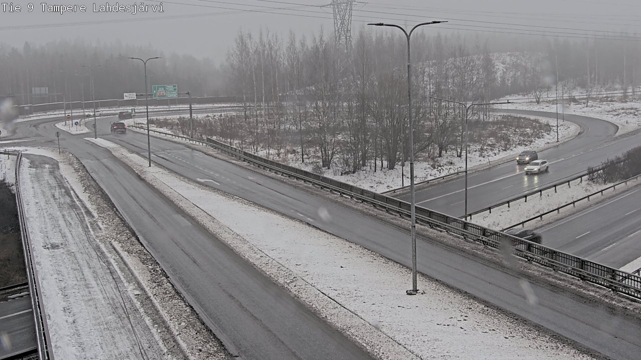 Weather Camera Image Väg 9 Tammerfors, Lahdesjärvi, Tampere, Pirkanmaa