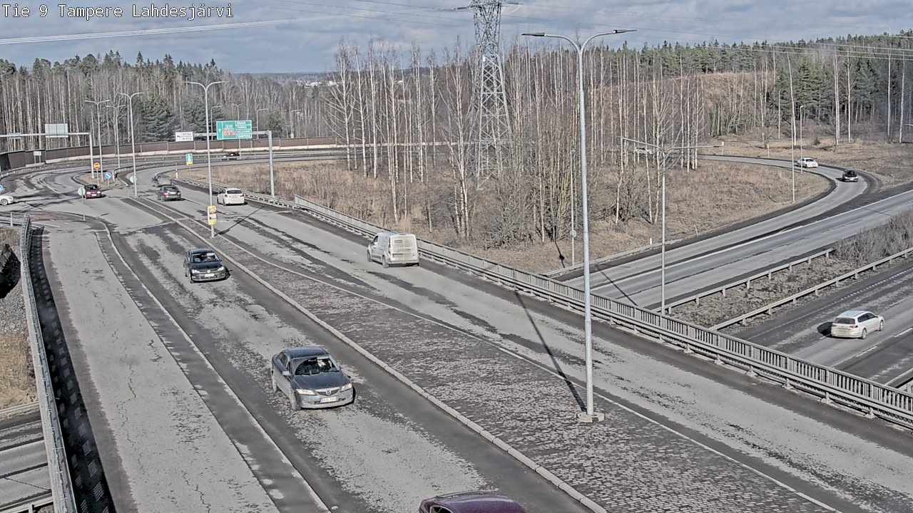 Weather Camera Image Road 9 Tampere, Lahdesjärvi, Tampere, Pirkanmaa