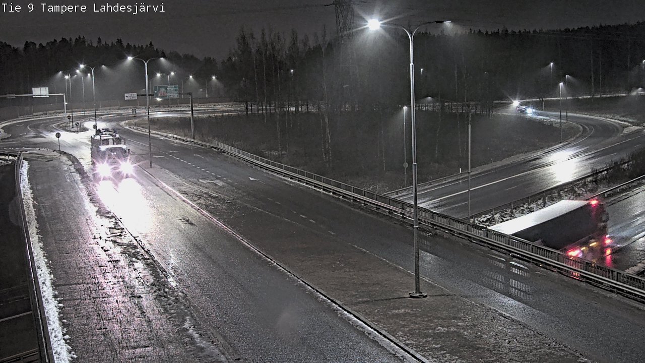 Weather Camera Image Väg 9 Tammerfors, Lahdesjärvi, Tampere, Pirkanmaa