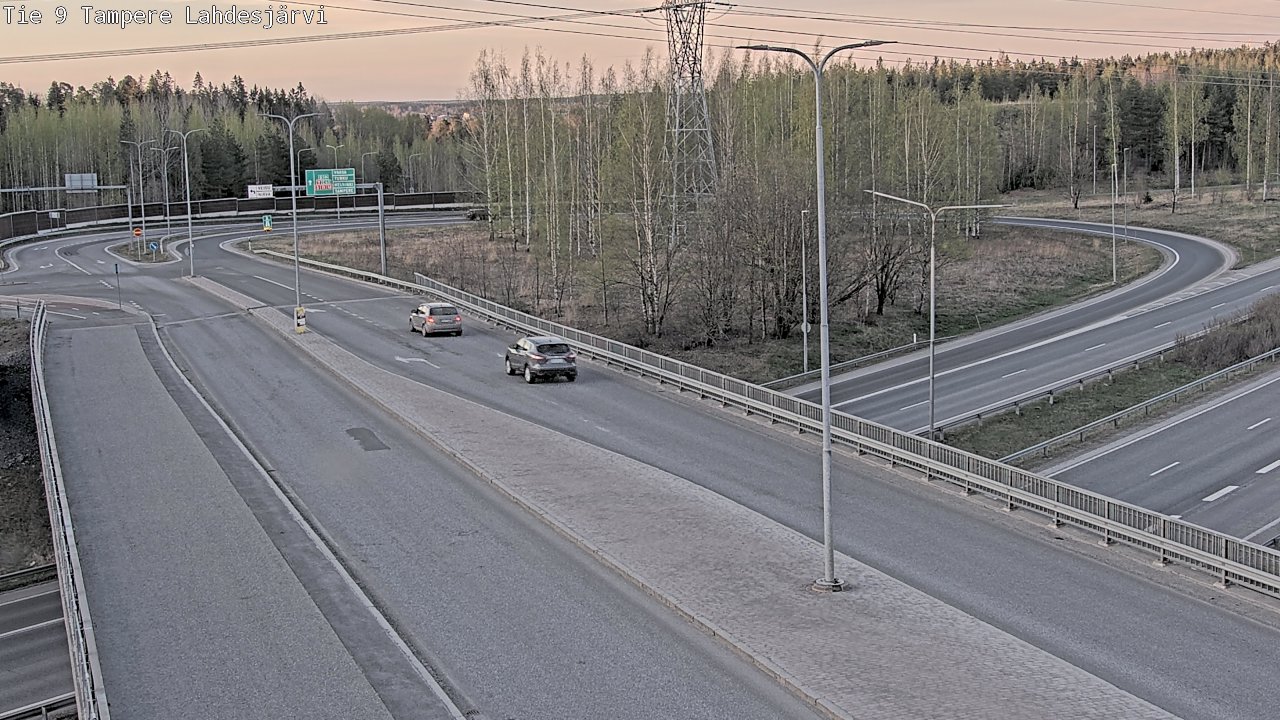 Weather Camera Image Road 9 Tampere, Lahdesjärvi, Tampere, Pirkanmaa
