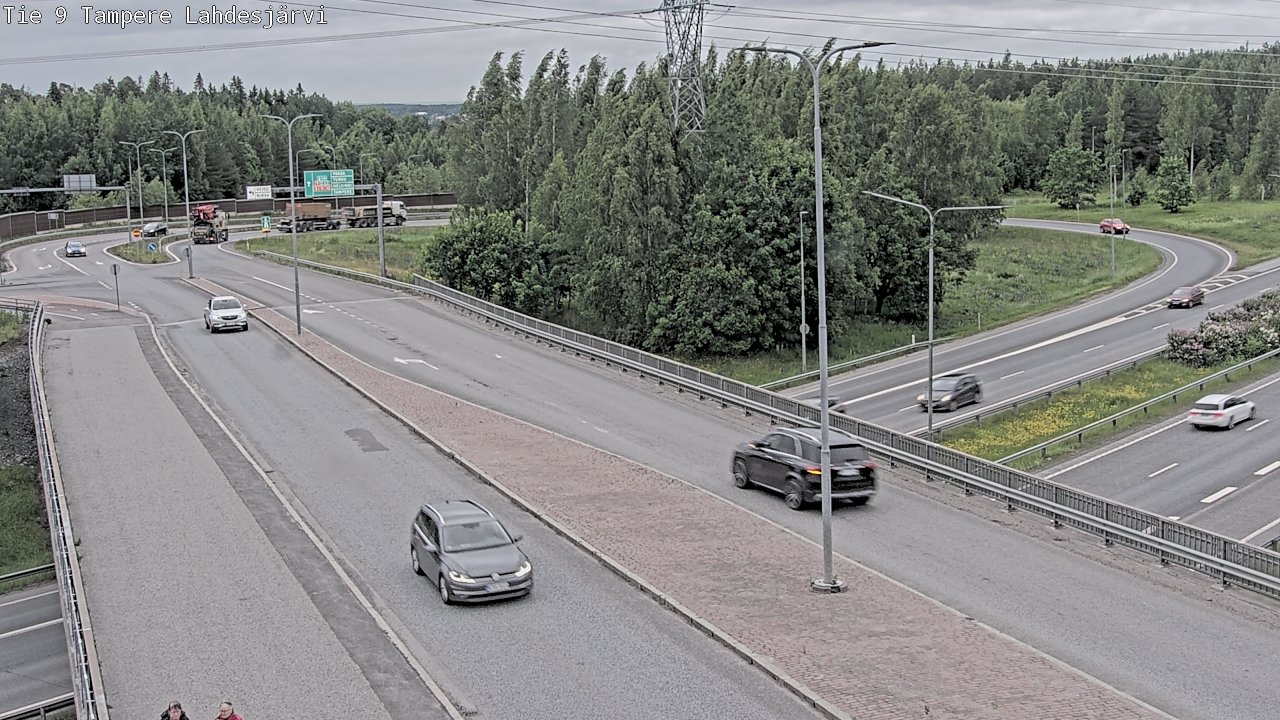 Weather Camera Image Väg 9 Tammerfors, Lahdesjärvi, Tampere, Pirkanmaa