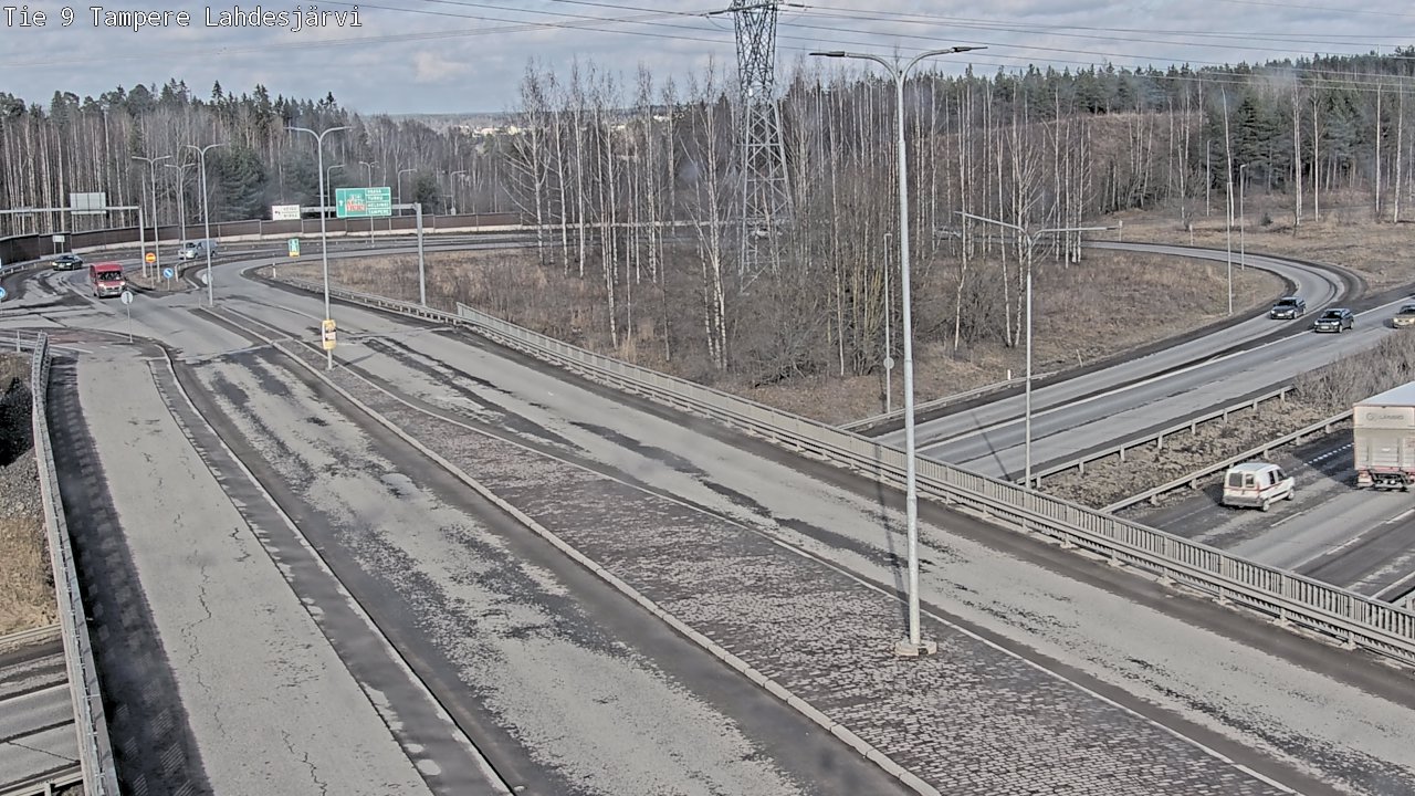 Weather Camera Image Road 9 Tampere, Lahdesjärvi, Tampere, Pirkanmaa