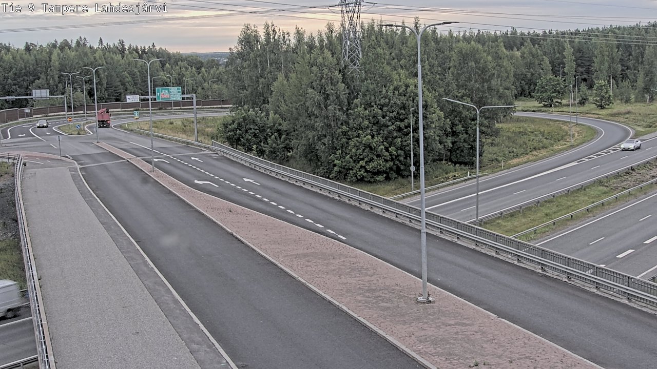 Weather Camera Image Road 9 Tampere, Lahdesjärvi, Tampere, Pirkanmaa