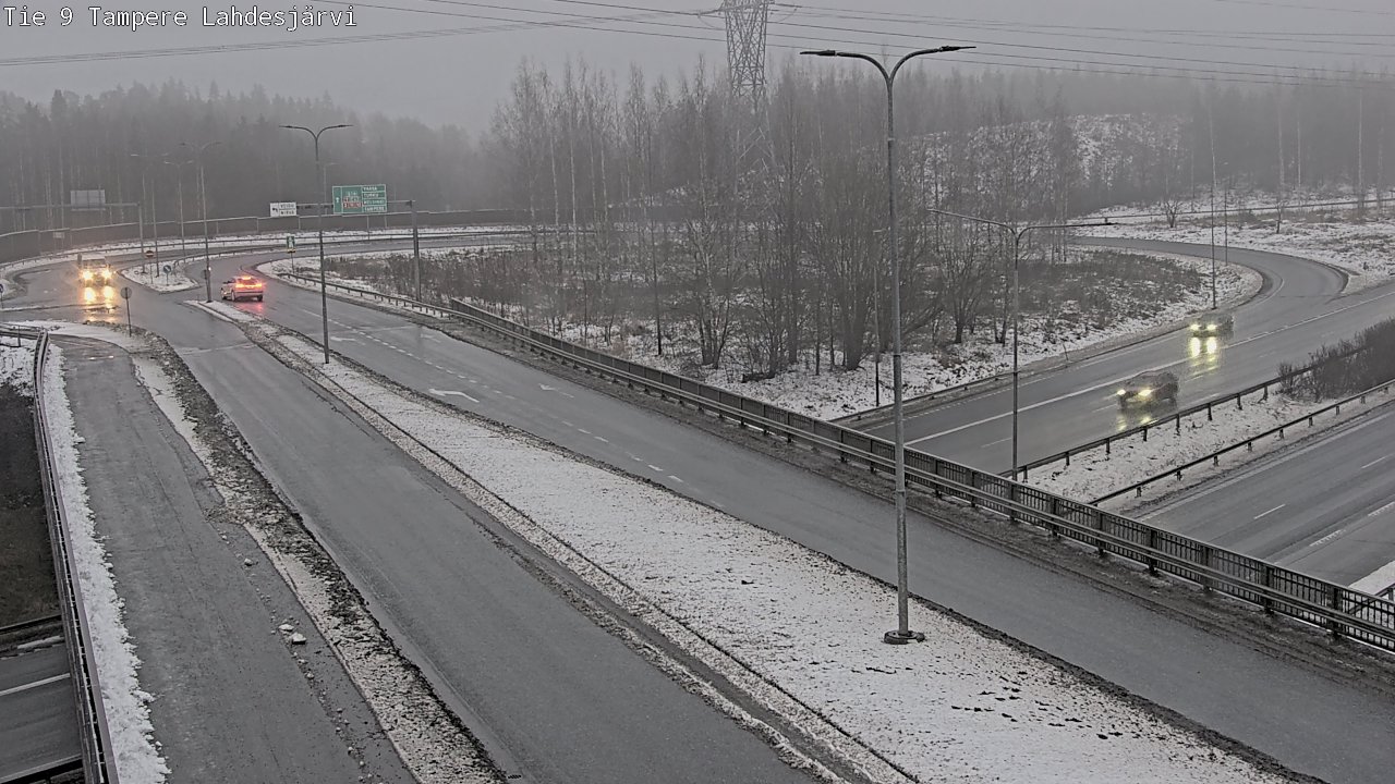 Weather Camera Image Väg 9 Tammerfors, Lahdesjärvi, Tampere, Pirkanmaa