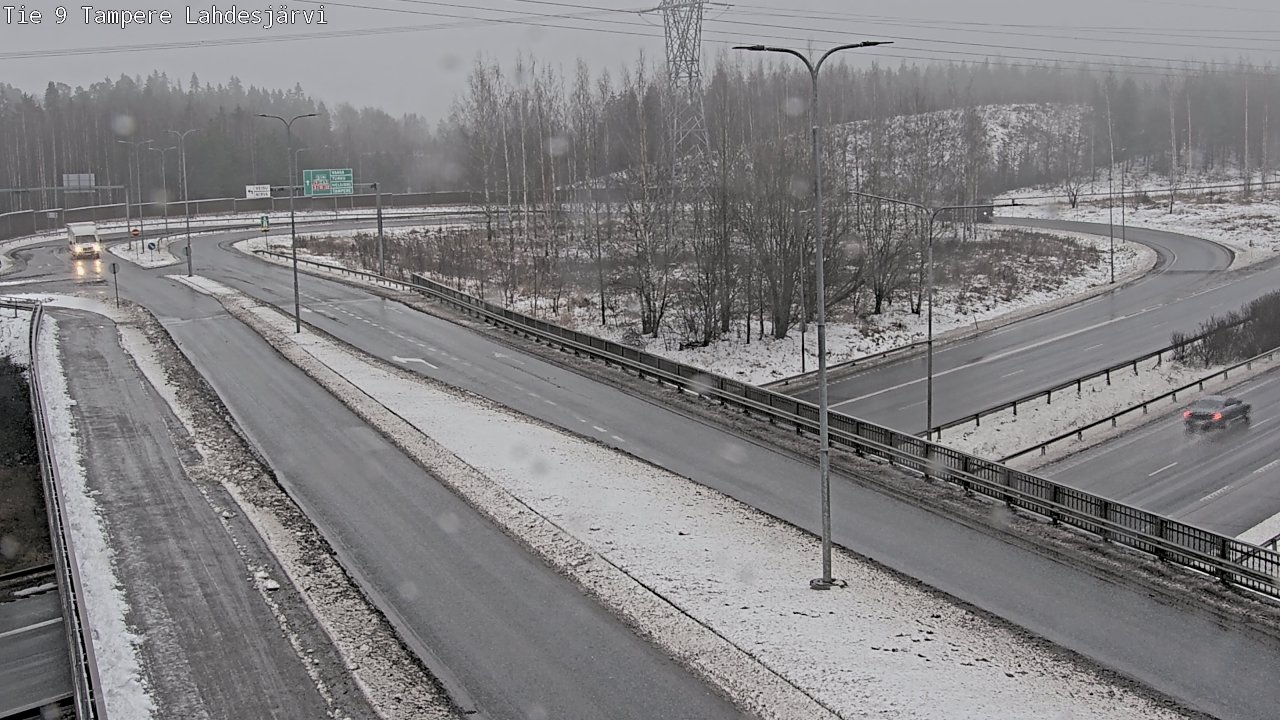 Weather Camera Image Väg 9 Tammerfors, Lahdesjärvi, Tampere, Pirkanmaa