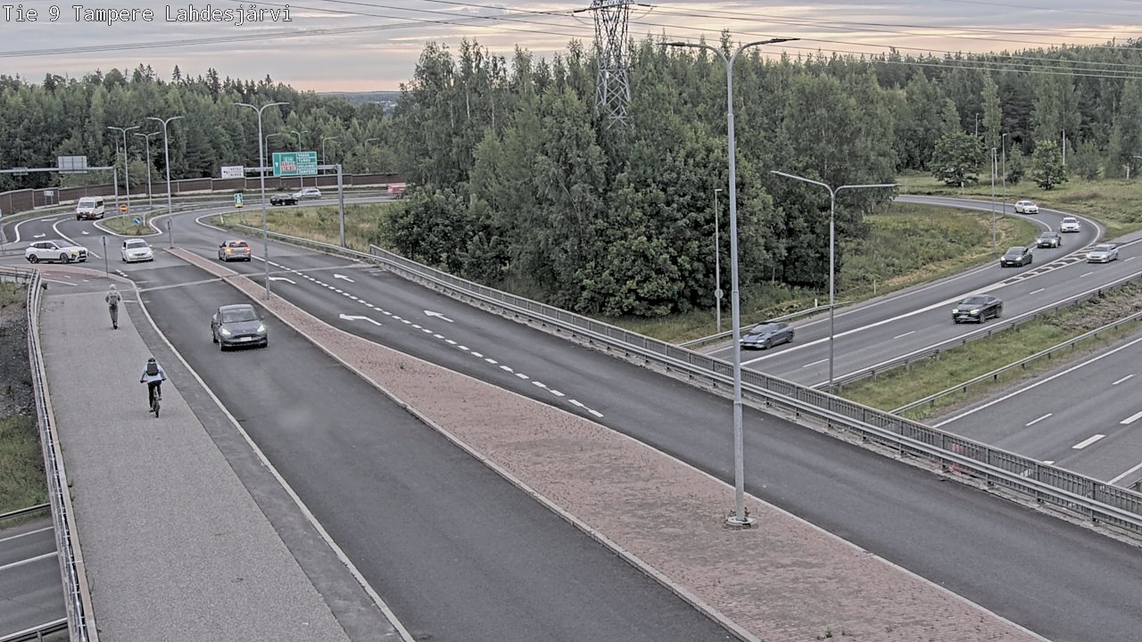 Weather Camera Image Road 9 Tampere, Lahdesjärvi, Tampere, Pirkanmaa