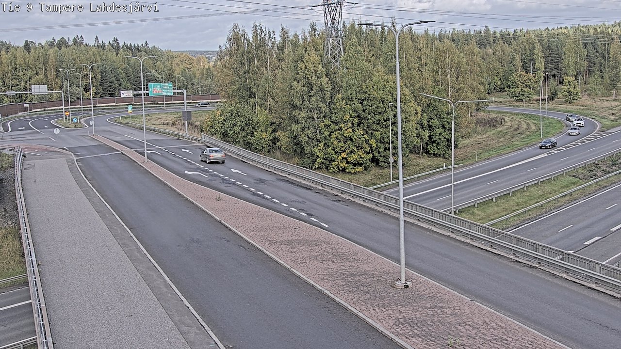 Weather Camera Image Road 9 Tampere, Lahdesjärvi, Tampere, Pirkanmaa