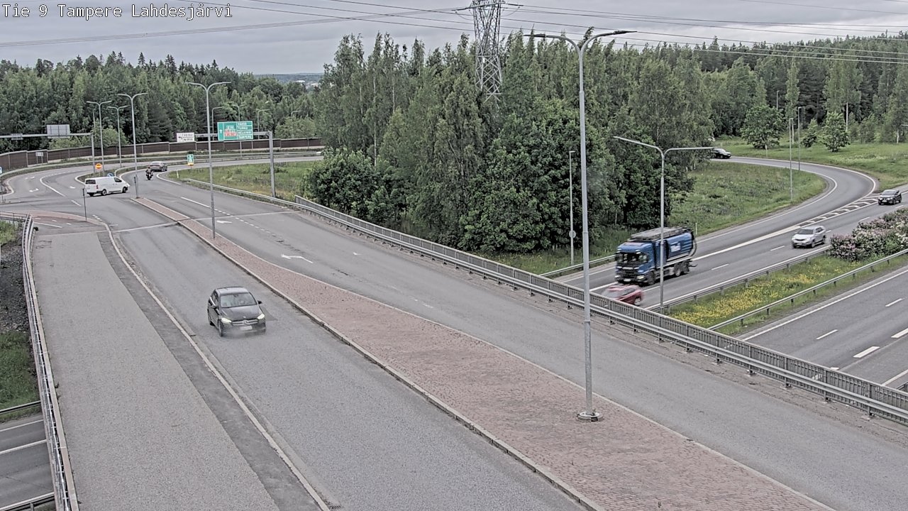 Weather Camera Image Väg 9 Tammerfors, Lahdesjärvi, Tampere, Pirkanmaa