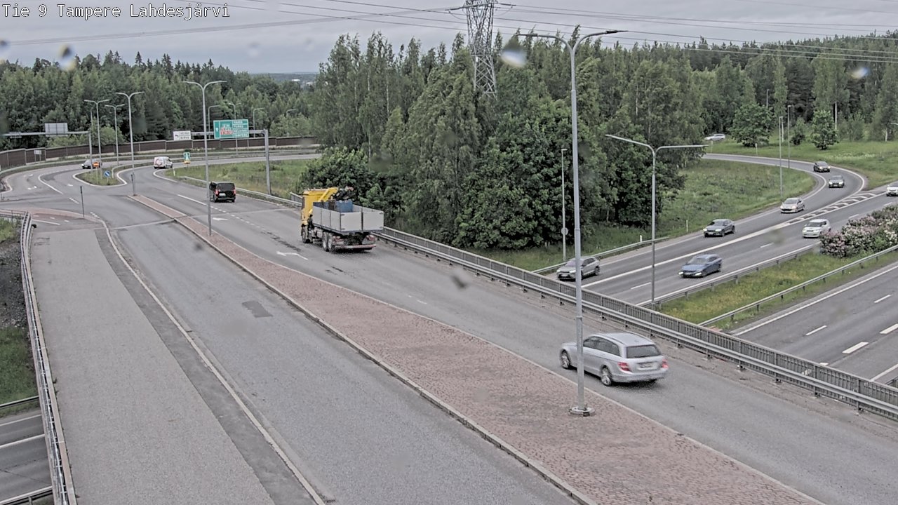 Weather Camera Image Väg 9 Tammerfors, Lahdesjärvi, Tampere, Pirkanmaa