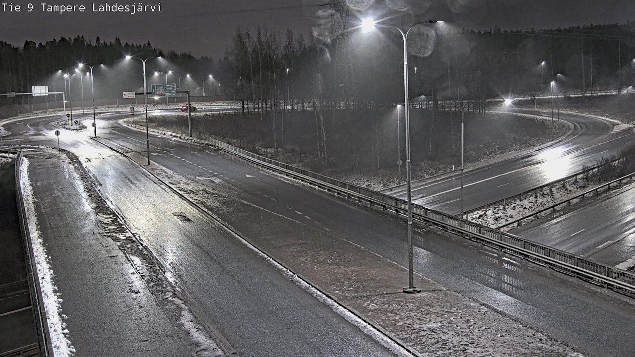 Weather Camera Image Väg 9 Tammerfors, Lahdesjärvi, Tampere, Pirkanmaa