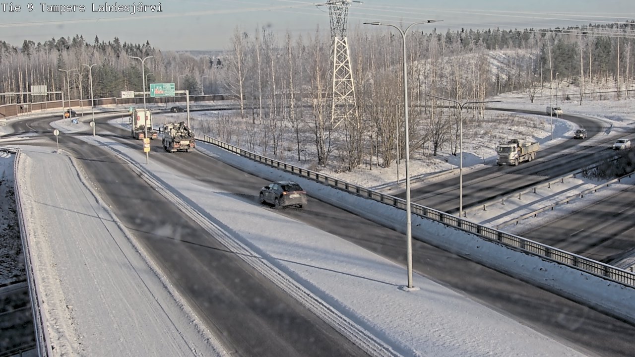 Weather Camera Image Road 9 Tampere, Lahdesjärvi, Tampere, Pirkanmaa