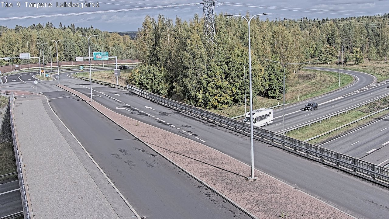 Weather Camera Image Road 9 Tampere, Lahdesjärvi, Tampere, Pirkanmaa