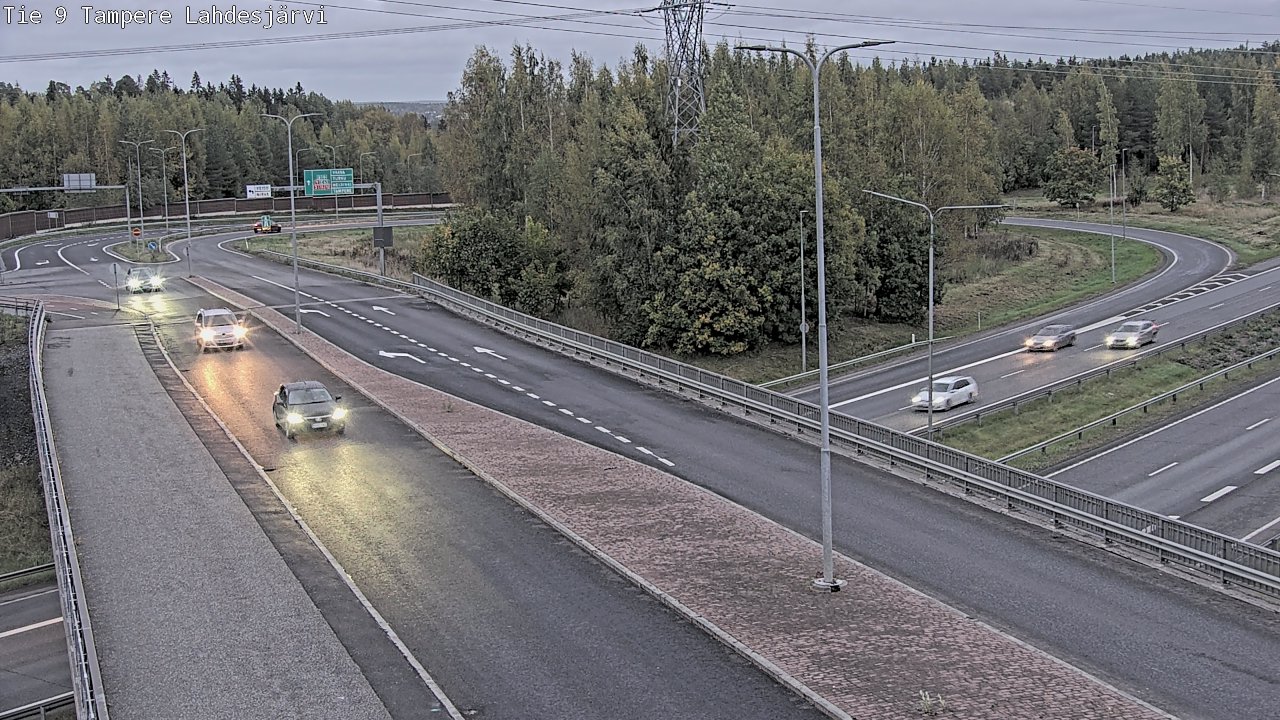 Weather Camera Image Road 9 Tampere, Lahdesjärvi, Tampere, Pirkanmaa