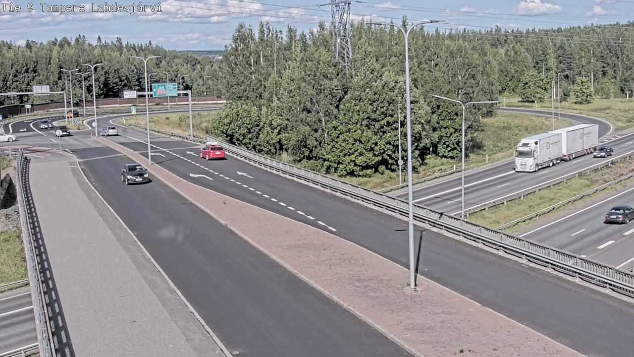 Kelikamerat Kuva Tie 9 Tampere, Lahdesjärvi, Tampere, Pirkanmaa