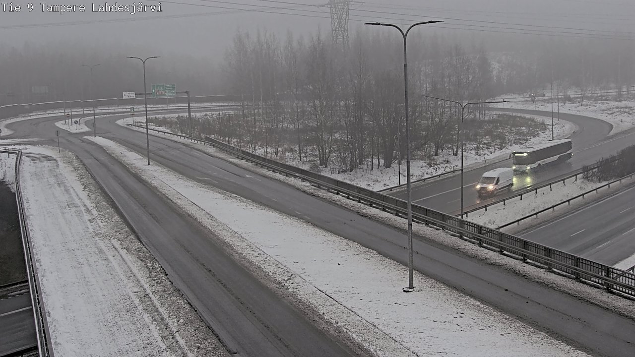 Weather Camera Image Väg 9 Tammerfors, Lahdesjärvi, Tampere, Pirkanmaa