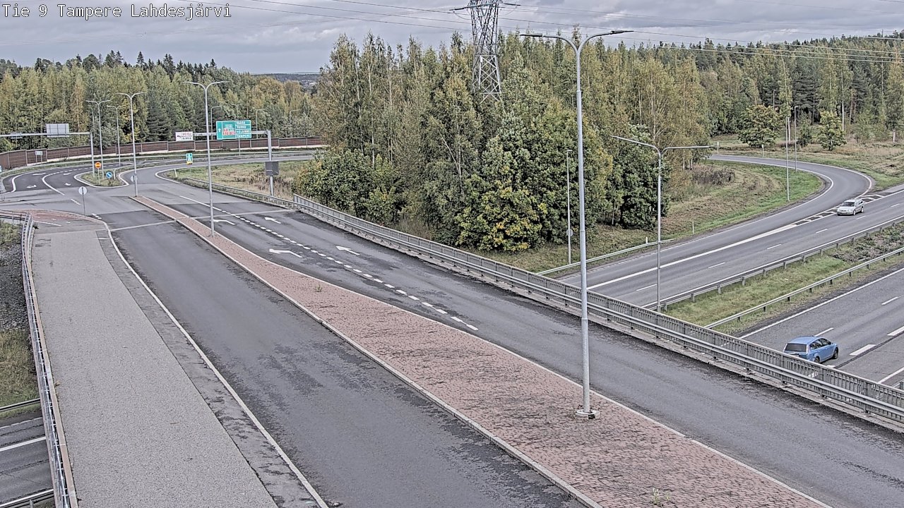Weather Camera Image Road 9 Tampere, Lahdesjärvi, Tampere, Pirkanmaa