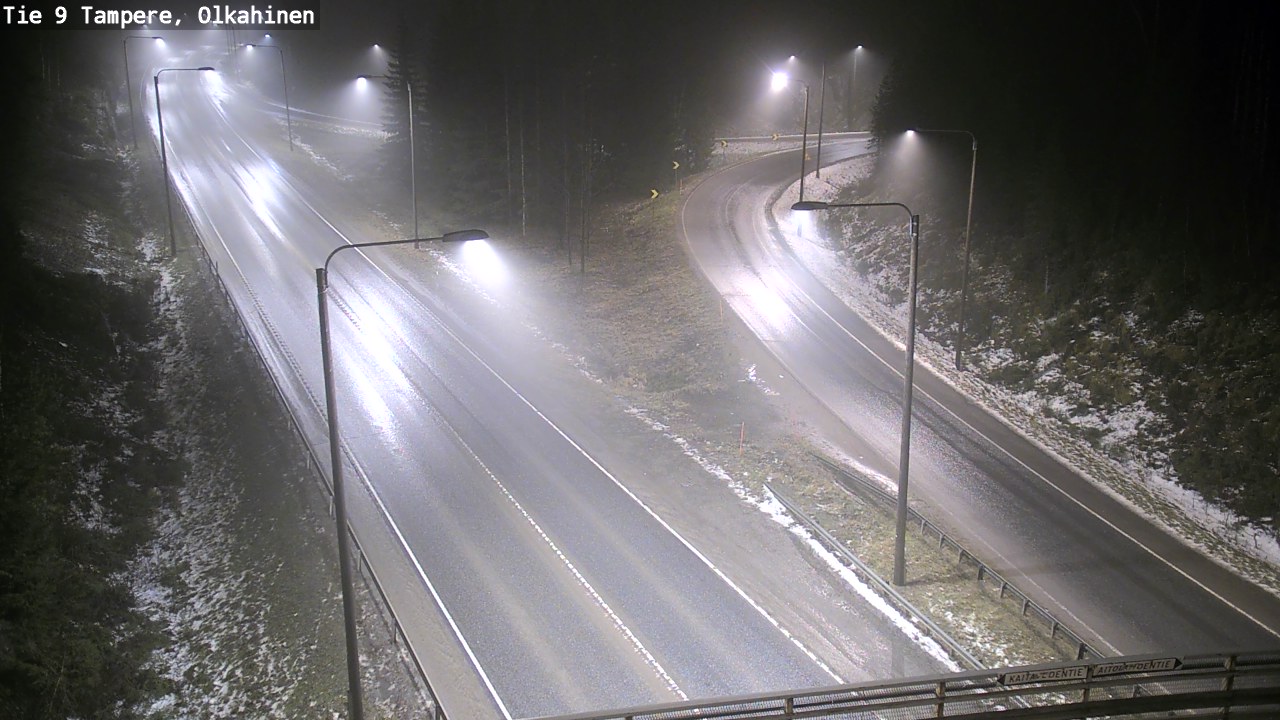 Weather Camera Image Väg 9 Tammerfors, Olkahinen, Tampere, Pirkanmaa