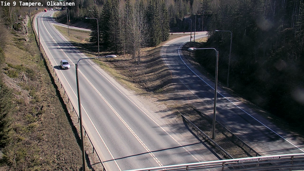 Weather Camera Image Road 9 Tampere, Olkahinen, Tampere, Pirkanmaa