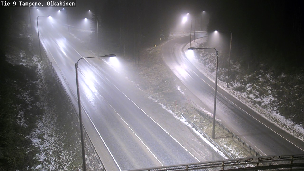 Weather Camera Image Väg 9 Tammerfors, Olkahinen, Tampere, Pirkanmaa
