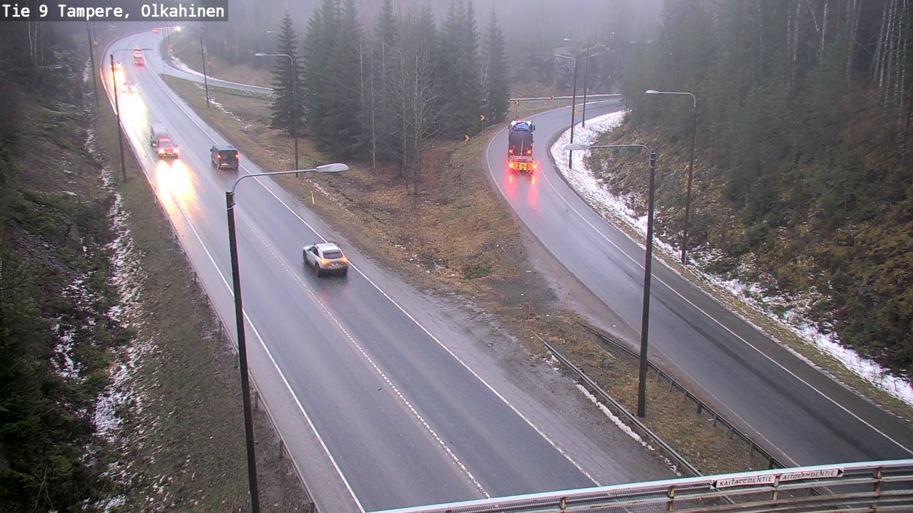 Weather Camera Image Road 9 Tampere, Olkahinen, Tampere, Pirkanmaa