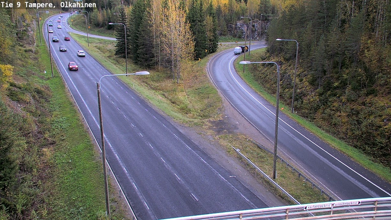 Weather Camera Image Road 9 Tampere, Olkahinen, Tampere, Pirkanmaa