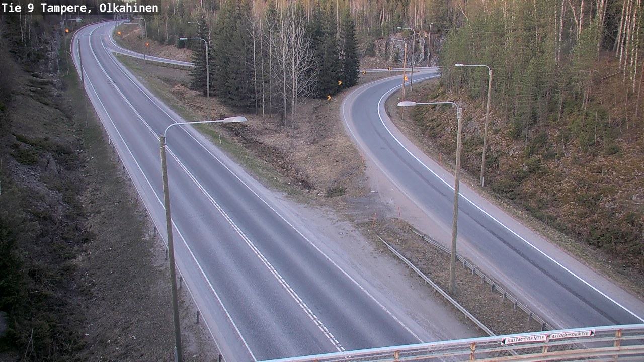 Weather Camera Image Road 9 Tampere, Olkahinen, Tampere, Pirkanmaa