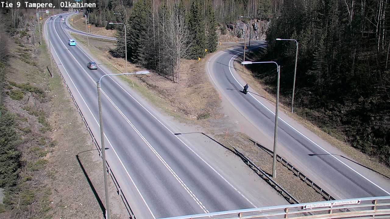 Weather Camera Image Road 9 Tampere, Olkahinen, Tampere, Pirkanmaa