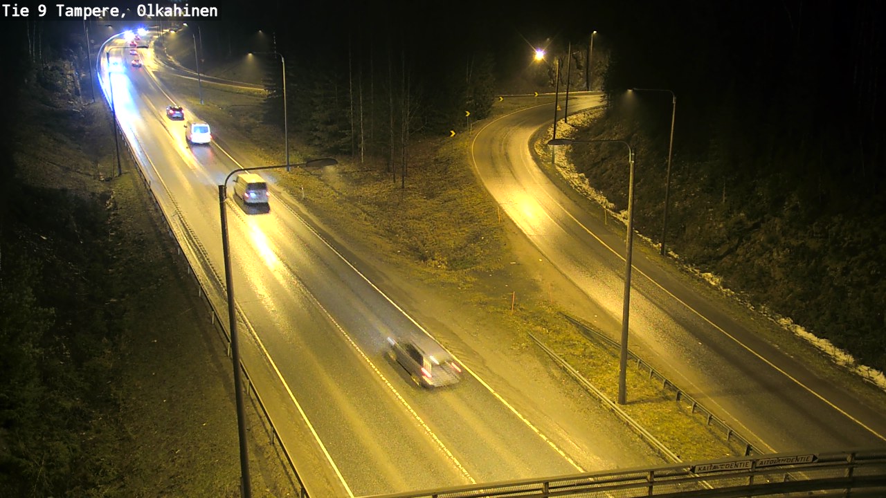 Weather Camera Image Road 9 Tampere, Olkahinen, Tampere, Pirkanmaa