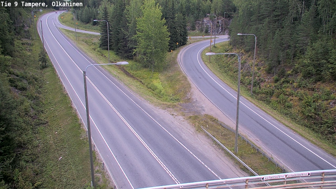 Weather Camera Image Road 9 Tampere, Olkahinen, Tampere, Pirkanmaa