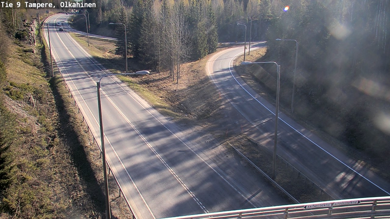 Weather Camera Image Road 9 Tampere, Olkahinen, Tampere, Pirkanmaa