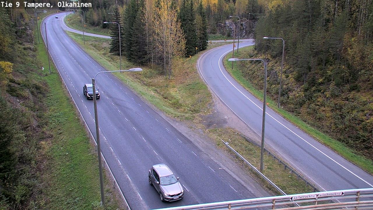 Weather Camera Image Road 9 Tampere, Olkahinen, Tampere, Pirkanmaa