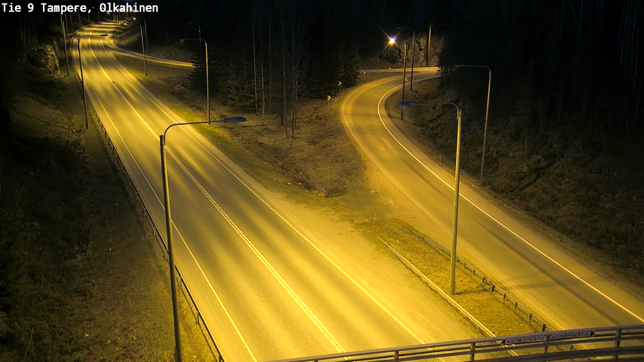 Weather Camera Image Road 9 Tampere, Olkahinen, Tampere, Pirkanmaa